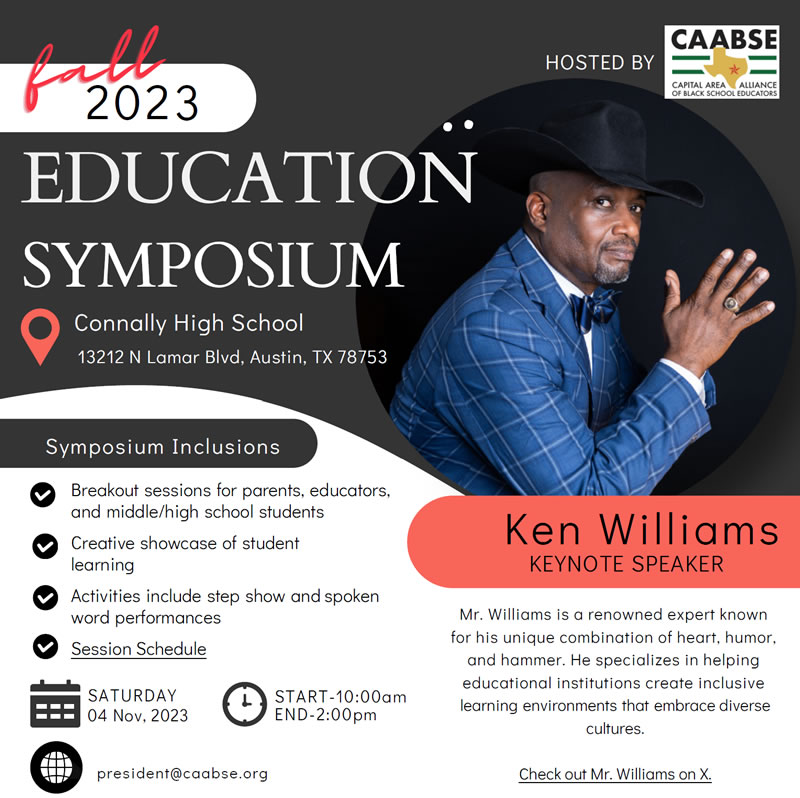 GAABSE Fall Education Symposium - Ken Williams